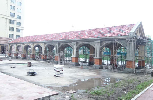 哈黑公路加油站